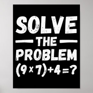 Poster Drôle 67 Mème Pemdas Humour Prof de Maths Élémenta