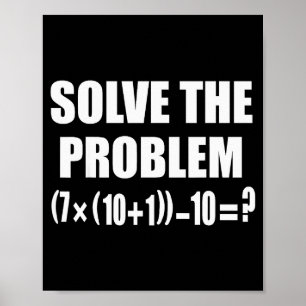 Poster Drôle 67 Meme Pemdas Prof de Math Élémentaire Cerv