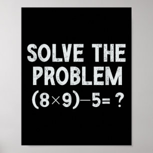 Poster Drôle 67 Meme Pemdas Prof de Mathématiques Élément