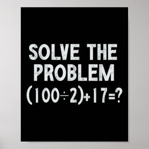 Poster Drôle 67 Mème Pemdas Prof de maths élémentaire Cer