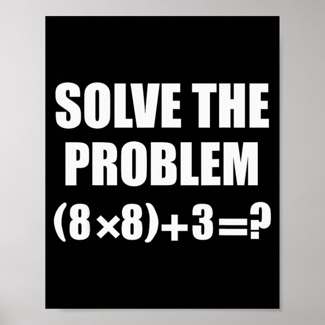 Poster Drôle 67 Mème Pemdas Prof de Maths Élémentaire Cer (Devant)