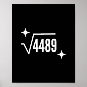 Poster Drôle 67 Mème Racine Carrée 4489 Argot Prof de Mat