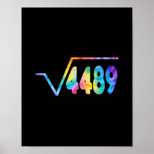 Poster Drôle 67 Mème Racine Carrée 4489 Argot Prof De Mat