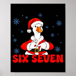 Poster Drôle 67 Meme Silly Goose Noël 67 Meme Xmas B