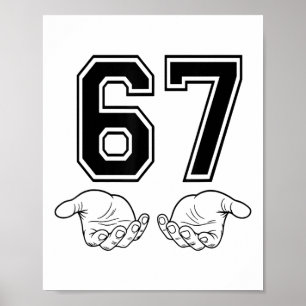 Poster Drôle 67 Six Sept Mème Couple Correspondant Hallow