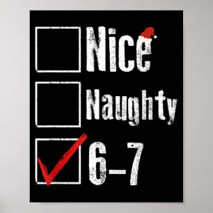 Poster Drôle 6-7 Mème Sympa Cochonne 67 Noël Pourriture C