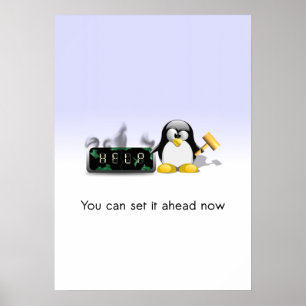 Poster drôle Anti Daylight Saving Time