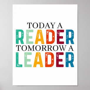 Poster Drôle aujourd'hui, un lecteur demain un leader Ret