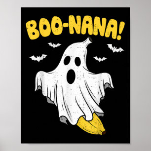 Poster Drôle Banana Ghost Boo Pun Costume Halloween Homme