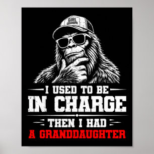 Poster Drôle bigfoot était en charge avait