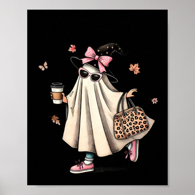 Poster Drôle Boo Jee Ghost Halloween Boo Jee Ghost Éffray (Devant)