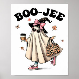 Poster Drôle Boo Jee Ghost Halloween Boo Jee Ghost Éffray
