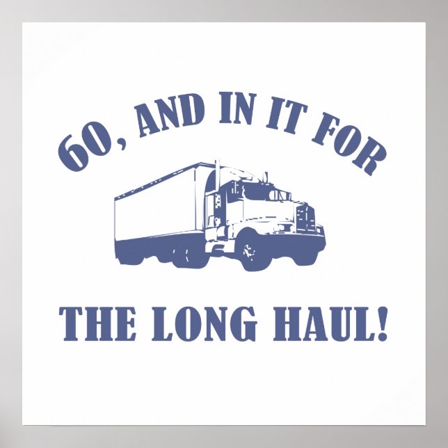 Poster Drôle cadeau de 60e anniversaire (Devant)