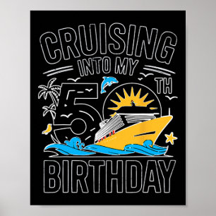 Poster Drôle de Croisière Pour Mes 50 Ans En Méditerranée