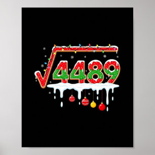 Poster Drôle de Noël 67 Mème Racine carrée 4489 Argot Tap