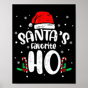 Poster Drôle de Noël Naughty Dirty Humour Adulte Pj Chris