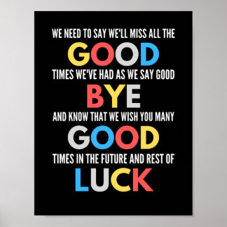 Poster Drôle de partir Adieu