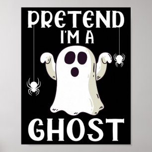 Poster Drôle de prétendre que je suis un costume d'Hallow