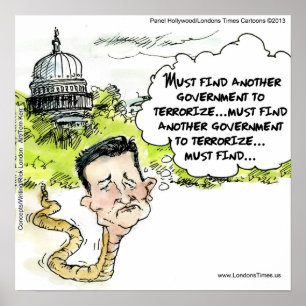 Poster drôle de serpent Ted Cruz