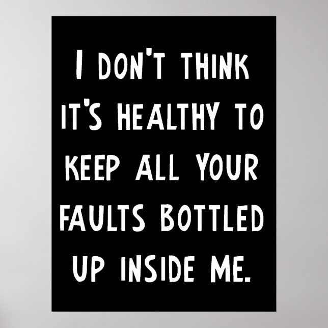 Poster drôle de vos fautes (Devant)