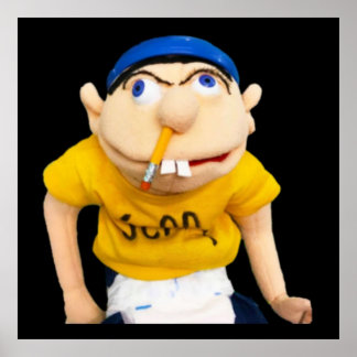 Poster Drôle dessin animé pour enfants