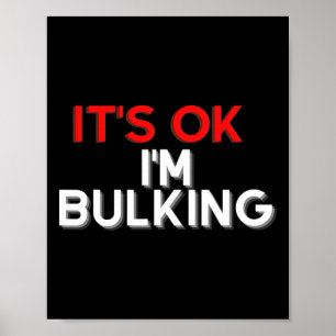 Poster Drôle dire que je suis en vrac Bodybuilding Gym Co