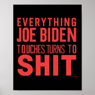 Poster Drôle Donald Trump 2024 Tout Joe Biden Touch