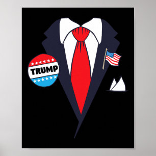 Poster Drôle Donald Trump Halloween Costume - Tee de dess