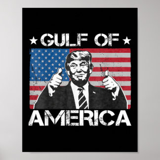 Poster Drôle drapeau américain