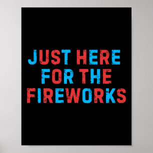 Poster Drôle du 4 juillet patriotique aux États-Unis just