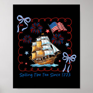 Poster Drôle du 4 juillet qui dénonce tout depuis 1773 Co