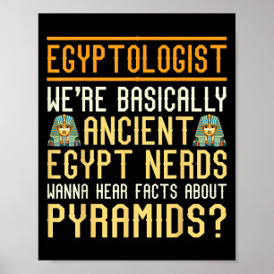 Poster Drôle égyptologue Citation ancienne Egypte Lover S