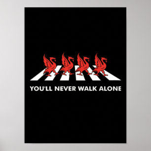 Poster Drôle Équipe De Football Slogan Vous Ne Marcherez 
