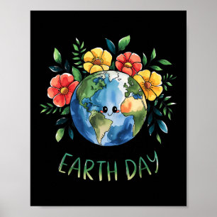 Poster Drôle Faire Jour des terres chaque jour mignonne J