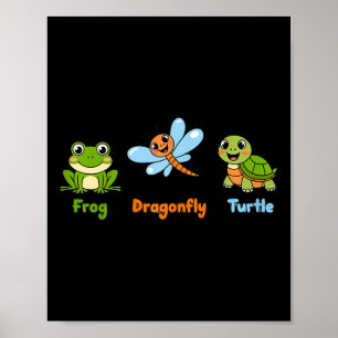 Poster Drôle Femme subtile Humour Politique Grenouille li