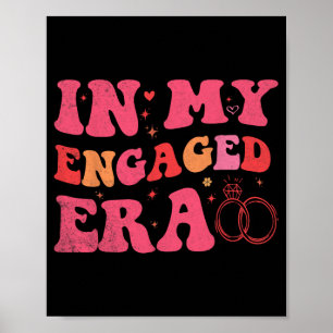 Poster Drôle Fiançailles Dans Mon Épouse Engagée Bachelor