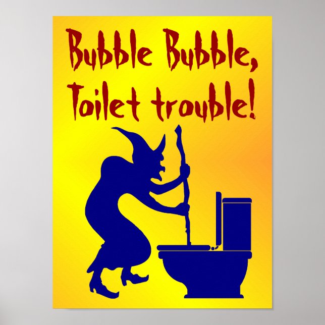 Poster drôle Halloween (Devant)