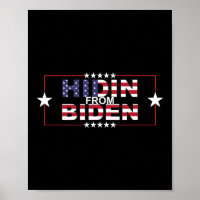 Drôle Hidin De Biden - Anti Joe - Pro Trump
