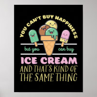 Drôle Inspirational Ice Cream Life Citation été