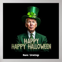 Drôle Joe Biden St Patrick's Day Confus