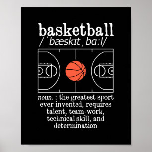 Poster Drôle Joueur de balle plus grand sport jamais de b