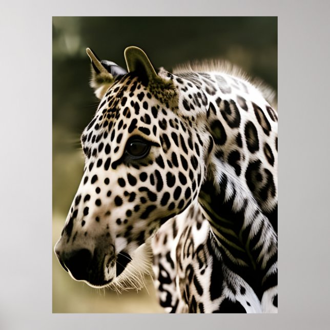 Poster Drôle Leopard Appaloosa Horse (Devant)