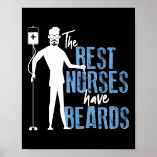 Poster Drôle Male Infirmière Murse Les Meilleures Infirmi