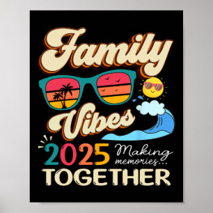 Poster Drôle Matching Vibes Familiales Réunion 2025 Me Ma