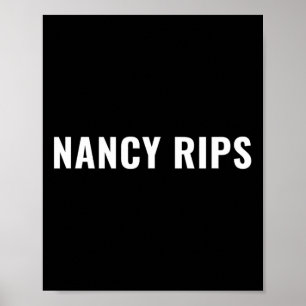 Poster Drôle Nancy Pelosi déchire le discours d'adresse