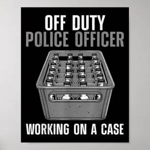 Poster Drôle officier de poux Design pour hommes femmes l