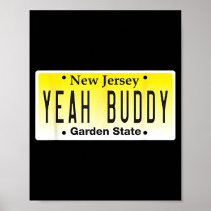 Poster Drôle ouais buddy Pauly D Jersey Shore bord de mer