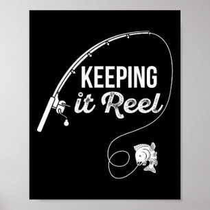 Poster Drôle Pole de pêche la garder Reel Joke Gift 1