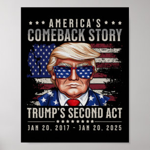 Poster Drôle président Donald Trump Jour d'investiture 20