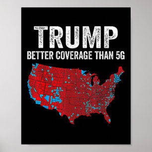 Poster Drôle président du Qr Trump 4547 (sur le dos) Trum